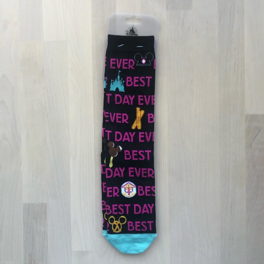 Disney Parks Best Day Ever Snacks Sock